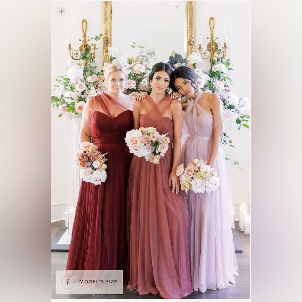 REVELRY Rosalie Tulle Convertible Maxi Dress